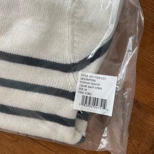 Everyday Stripe Sweater, Size Medium